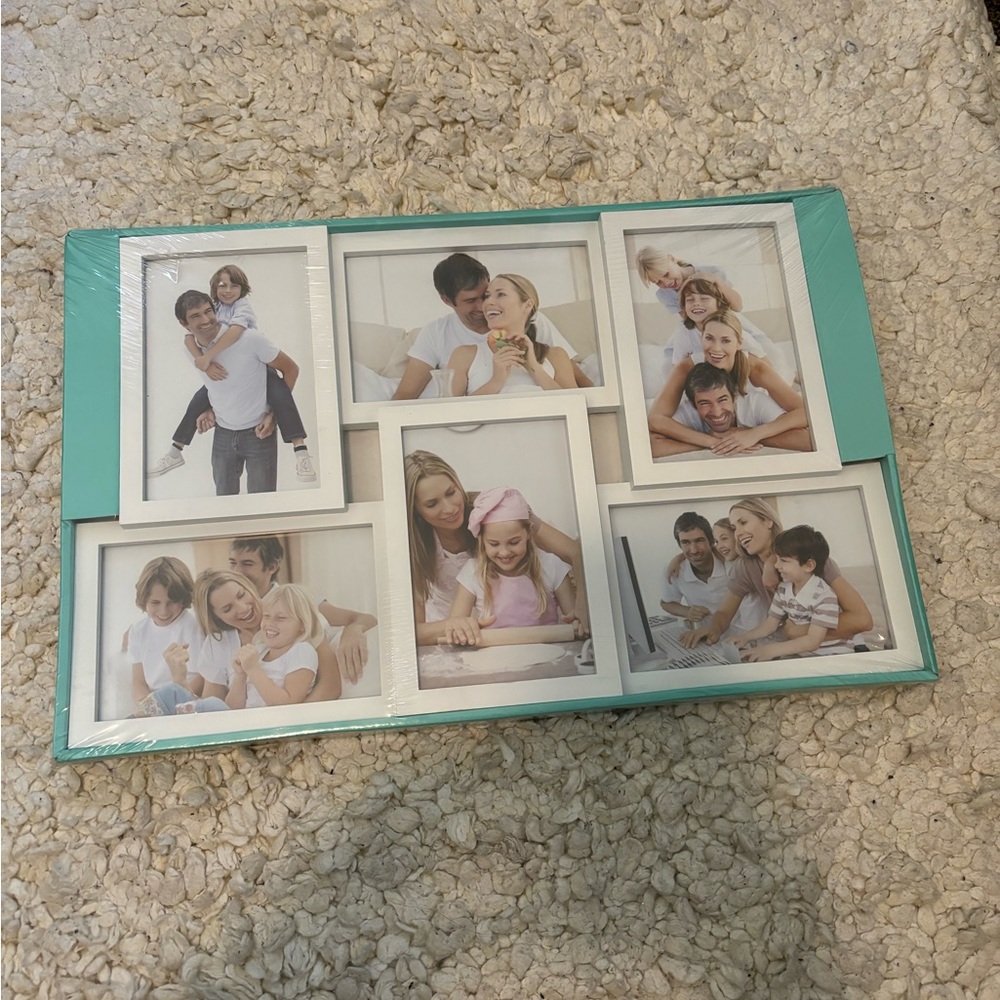 Wayland Square Multi Photo White Picture Frame 4x6 x 6